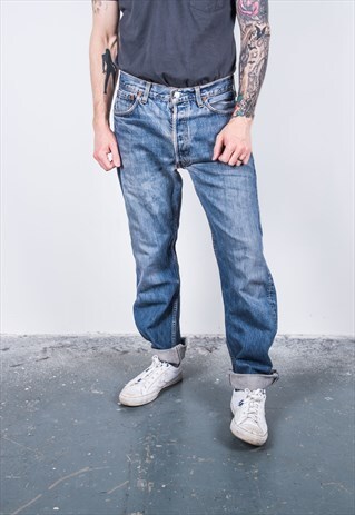 VINTAGE BLUE LEVI'S 501 JEANS