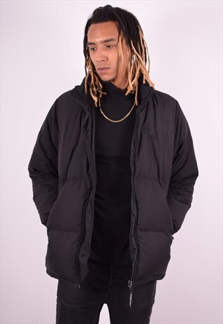 ROBE DI KAPPA MENS VINTAGE PADDED JACKET MEDIUM BLACK 90S