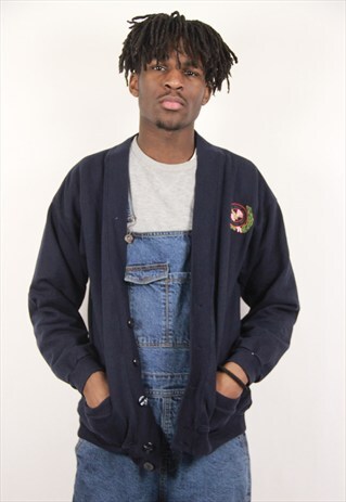 VINTAGE NAVY CARDIGAN