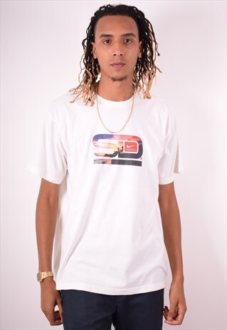 NIKE MENS VINTAGE T-SHIRT TOP XL WHITE 90S
