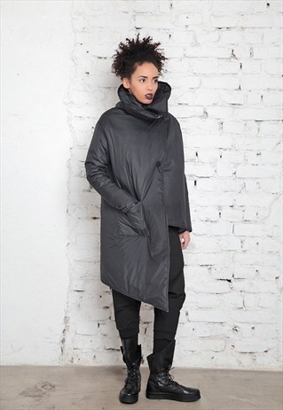 HOODED JACKET/ WATERPROOF JACKET/ KIMONO JACKET
