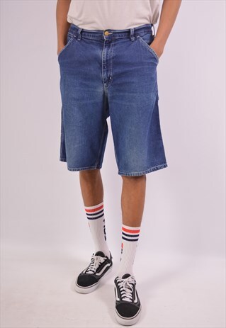 VINTAGE CARHARTT DENIM SHORTS BLUE