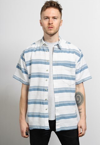 VINTAGE AZTEC PATTERNED SHIRT