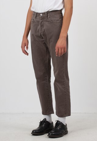 VINTAGE BROWN LEVI'S 517 FIT DENIM JEANS
