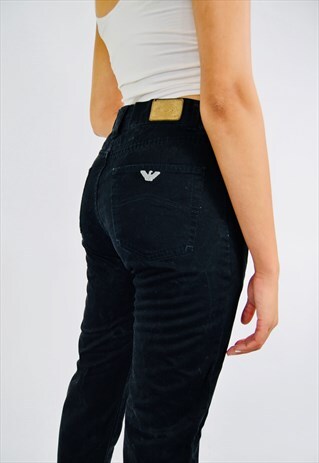 armani high waisted jeans