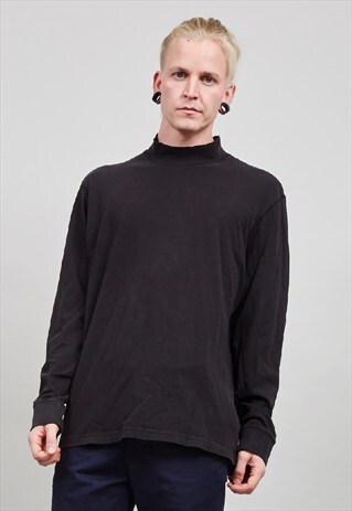 VINTAGE 90'S BLACK TURTLE NECK SWEATER