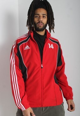 Vintage Adidas 90's Tracksuit Jacket - Red