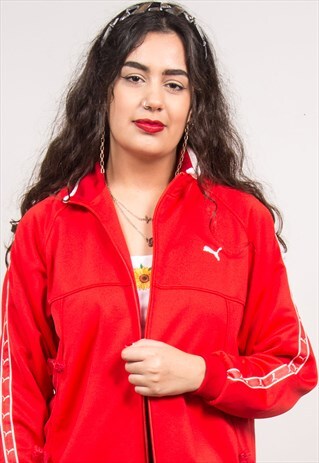 PUMA VINTAGE TRACKSUIT JACKET TAPE SLEEVE