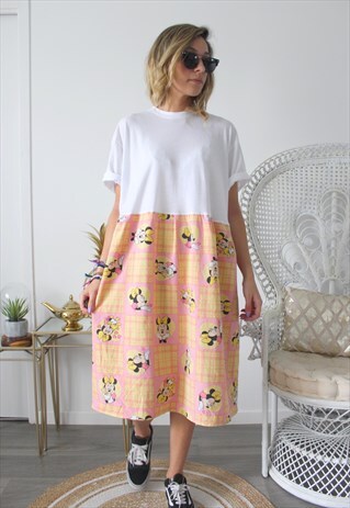 DRESS TEE-SHIRT VINTAGE PRINTED VINTAGE MINNIE