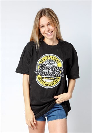 VINTAGE HARLEY DAVIDSON T-SHIRT DEAD STOCK