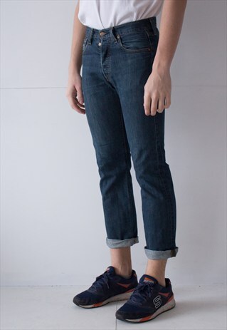 VINTAGE RETRO BLUE 501 FIT LEVI'S JEANS DENIM W29 L30
