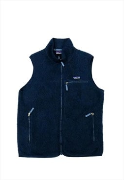 Navy Patagonia Fleece Gilet Mens L