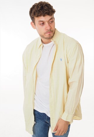 VINTAGE RALPH LAUREN SHIRT YELLOW