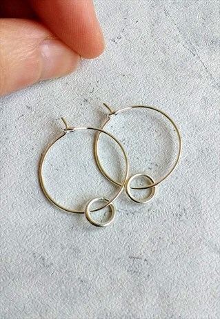MINI RING HOOP EARRINGS