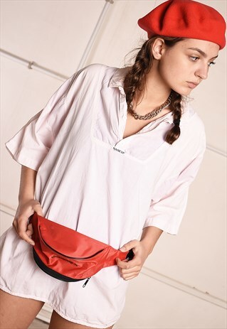 80'S RETRO ATHLEISURE SPORTS OVERSIZED T-SHIRT TEE TOP