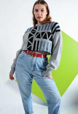 VINTAGE KNITTED CROP TOP