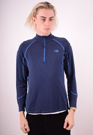 THE NORTH FACE MENS VINTAGE TRACKSUIT TOP XL BLUE 90S