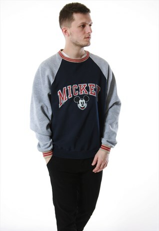90S VINTAGE RARE DISNEY MICKEY SWEATSHIRT 13350