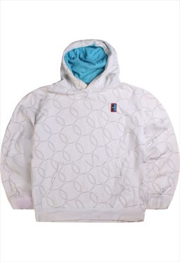 Vintage  Nike Hoodie Court Heavyweight White XLarge