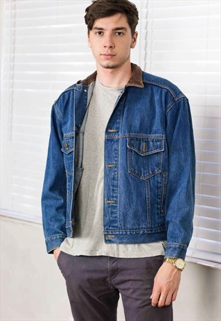 VINTAGE MARLBORO DENIM JACKET 90S S 34.2