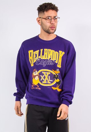 VINTAGE LOONEY TUNES USA COLLEGE SWEATSHIRT
