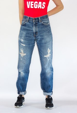 90'S 501 DISTRESSED BOYFRIEND LEVI JEANS