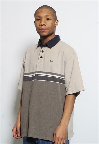 VINTAGE LACOSTE POLO SHIRT BEIGE