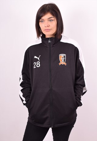 PUMA WOMENS VINTAGE INDIANA HOSSIER TRACKSUIT TOP JACKET MED