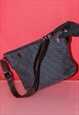 VINTAGE Y2K TOTE CROSS-BODY BAG IN GRAPHITE GREY