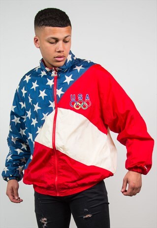 STARTER USA FLAG OLYMPICS JACKET