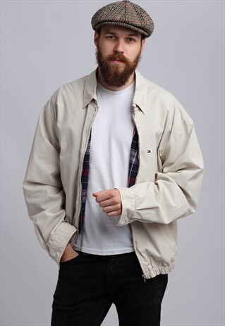 VINTAGE 90'S TOMMY HILFIGER HARRINGTON JACKET