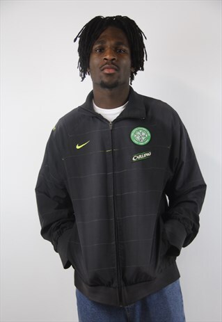 VINTAGE NIKE CELTIC BLACK JACKET