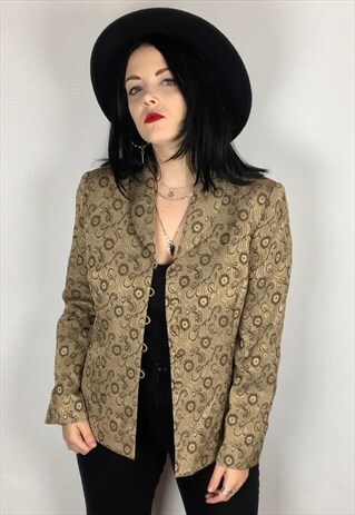 PATTERNED BLAZER JACKET SIZE 12