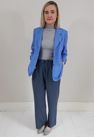 VINTAGE 90'S MEDIUM BLUE LIGHTWEIGHT JACKET