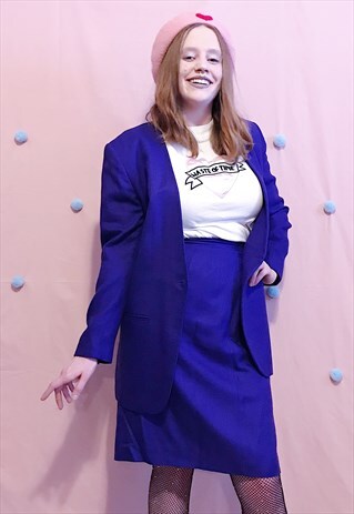 VINTAGE PURPLE TWO PIECE