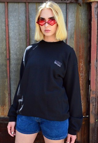 WRANGLER VINTAGE 90S BLACK SWEATSHIRT