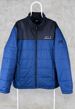 The North Face Blue Puffer Jacket Nuptse Men's XL