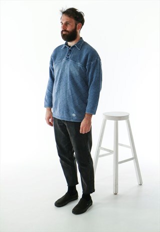 LONG SLEEVE NAVY POLO / COMFY NAUTICAL SWEATSHIRT