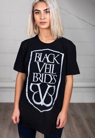 OFFICIAL BLACK VEIL BRIDES BADGE UNISEX T SHIRT