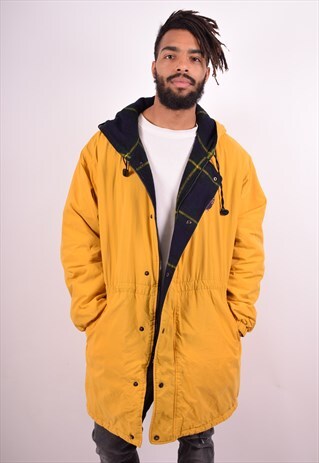 POLO RALPH LAUREN MENS VINTAGE JACKET LARGE YELLOW 90S