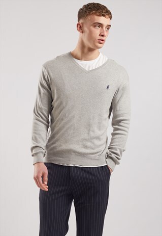 VINTAGE RALPH LAUREN V-NECK JUMPER