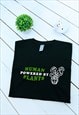 Human Powered by Plants Graphic white t-shirt