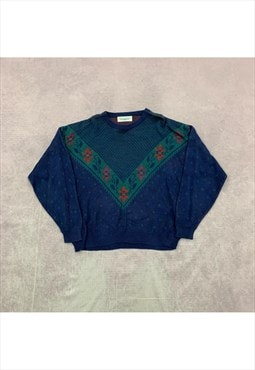 Vintage knitted jumper Women's L