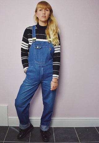 VINTAGE DUNGAREES OVERALLS JUMPSUIT DENIM