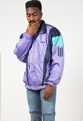VINTAGE 80S ADIDAS SHELL SPORT JACKET / S1178
