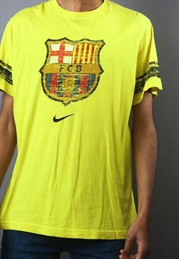 vintage nike fc barcelona t shirt