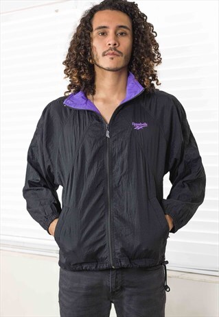 VINTAGE REEBOK WINDBREAKER JACKET LOGO 90S S 8.1