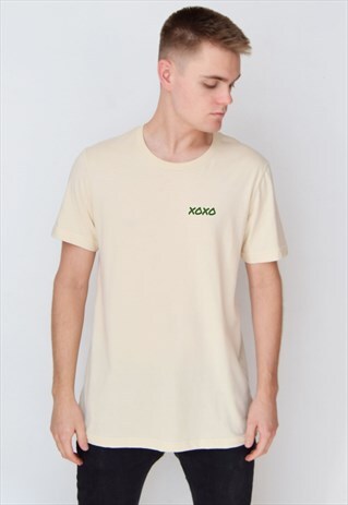 BEIGE XOXO (GREEN) T-SHIRT