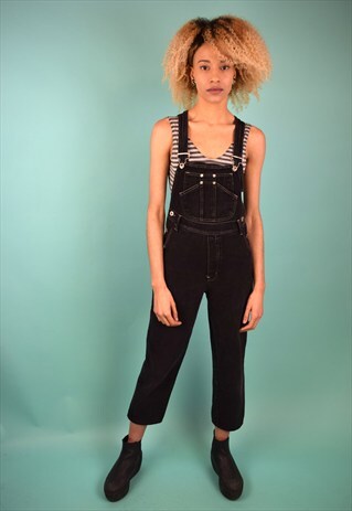 VINTAGE 90'S DENIM DUNGAREES