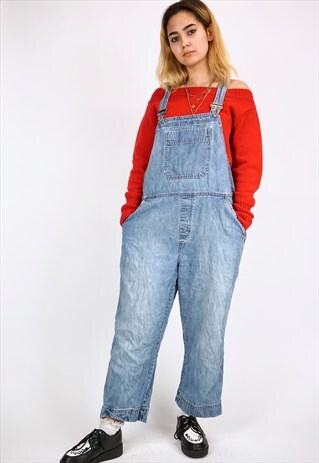 VINTAGE 90'S DENIM DUNGAREES